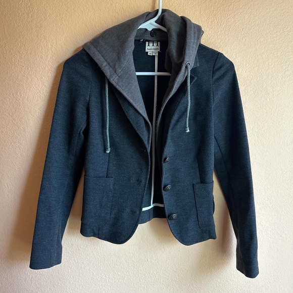 Haute Hippie Removable Hooded Jacket Blazer - Picture 4 of 8